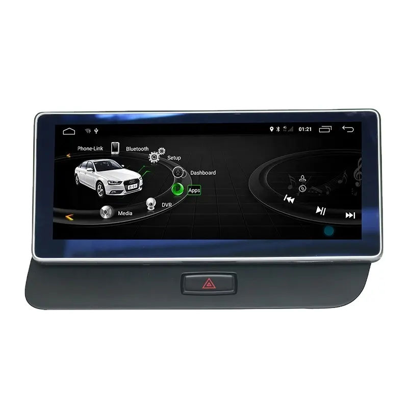 10.25 "4 + 64G Ram Wifi 4G Lte Auto Ips Touchscreen Stereo Voor Audi Q5 2009-2016 Rhd Google Gps Navi Carplay Android 12 Systeem