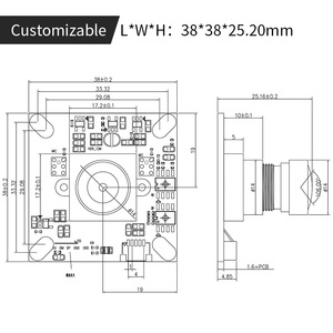 夜视12MP IMX377传感器4K 30FPS高速usb摄像头模块 - Product Image 6