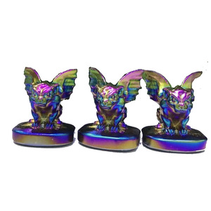 Toptan el yapımı doğal melek aura kristal Gargoyle oyma doğal kristal Gargoyle zanaat dekorasyon için