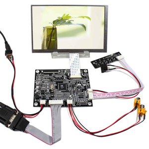 迷你Tff显示器液晶数字显示器7英寸At070Tn83 800X480液晶室外屏幕，带Vga影音40针液晶控制器板