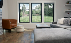 Las ventanas de imagen enmarcadas en negro moderno elevan su vista Panorámica Ventana fija grande - Product Image 6
