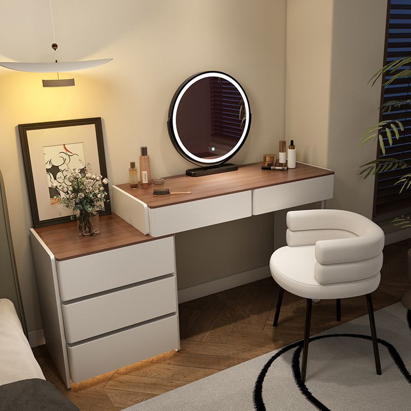 armoire de bureau à trois tiroirs en noyer