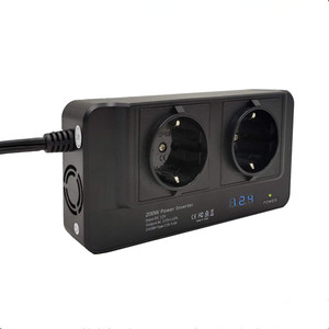 新型200瓦车载逆变器12V 220电源转换器数显点烟器接口充电器输入5V DC交流 - Product Image 4