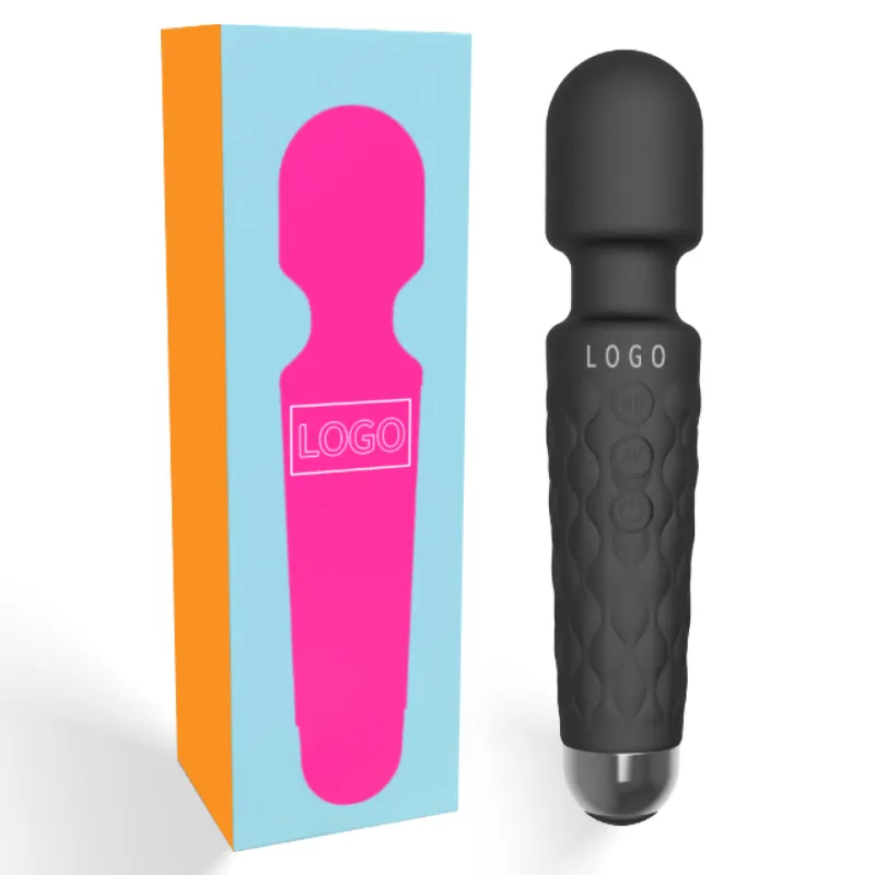 20 modos de frequncy y masajeador de varita de 8 velocidades para mujeres, vibrador para adultos, juguete sexual para mujeres, venta al por mayor