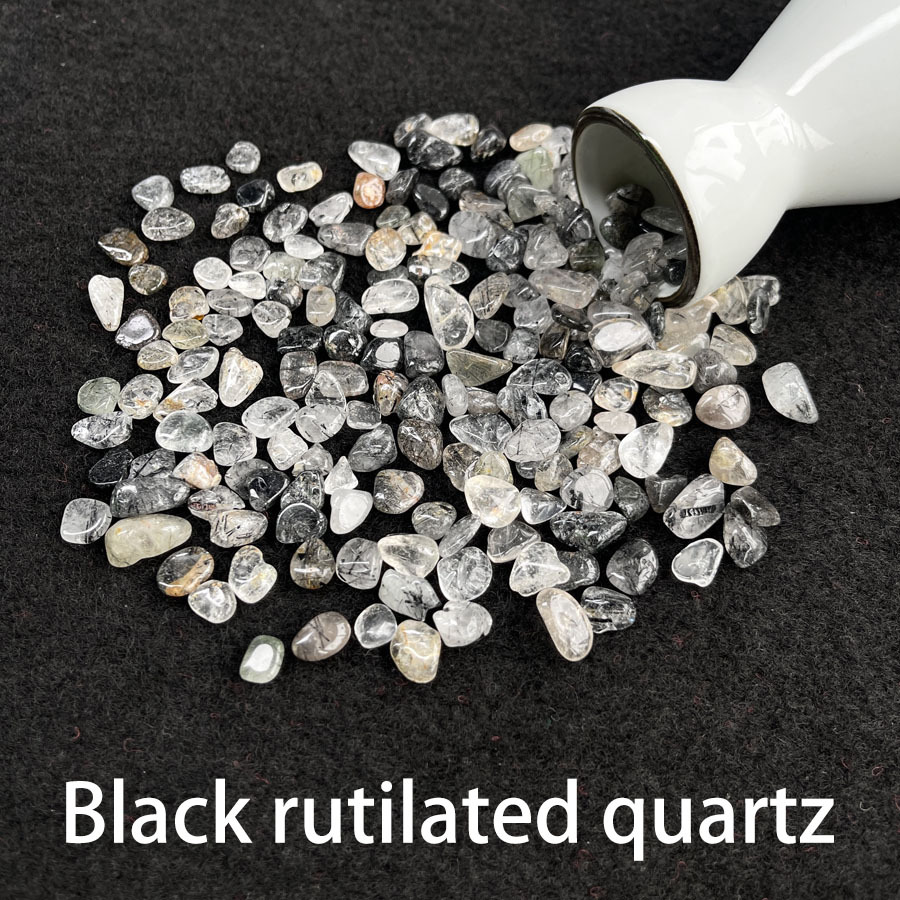 Quartz rutile noir