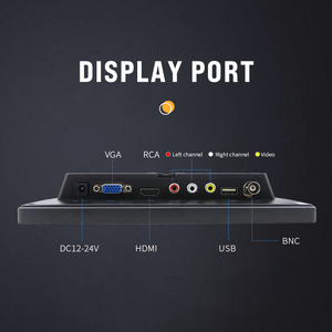 Pantalla de Reposacabezas de Coche, Monitor de Combinación de TV, Panel de Entretenimiento Trasero, LCD, Universal, 8-10 Pulgadas, VGA, USB, BNC, Novedad - Product Image 4