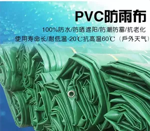 Không thấm nước Xe tải bìa ngoài trời Bìa PVC Tarp tấm PVC gia cố bạt cuộn với nhôm dây giày - Product Image 2