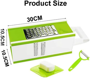 <strong>5</strong> in <strong>1</strong> High Quality Multi-functional Portable Use Grater Chopper Sale Well Chopper for Fruit Onion Potato - Product Image 3