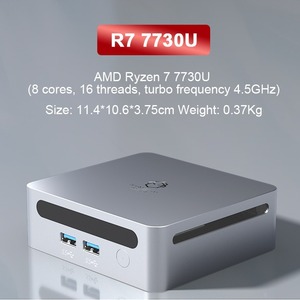 带I7中央处理器的Amd迷你电脑7730U控制台游戏和办公微型电脑 - Product Image 6