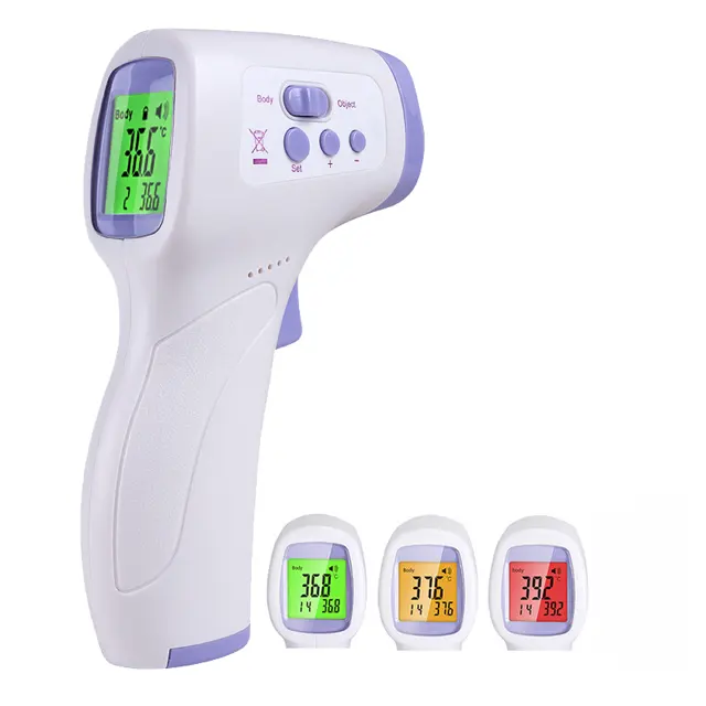 Sıcak satış vücut sıcaklığı dijital kızılötesi termometre ateş tedbir yetişkin çocuklar alın temassız LCD IR termometre