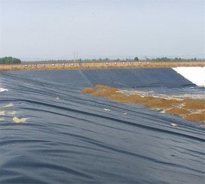 0.75mm 1.0mm 1.2mm 1.5mm ASTM 100% bakire HDPE LDPE PVC plastik geomembran gölet baraj depolama kanalı madencilik - Product Image 2