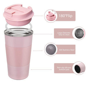 แก้วมักสุญญากาศแบบมีฉนวนสองชั้น,แก้วกาแฟภายนอกสำหรับเดินป่าสำหรับปาร์ตี้กีฬาตั้งแคมป์ดีไซน์ทันสมัย