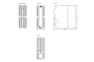 Módulo PLC Siemens SIMATIC 6ES7331-1KF02-0AB0 6ES73311KF020AB0 con interfaz de comunicación RS485 - Product Image 3