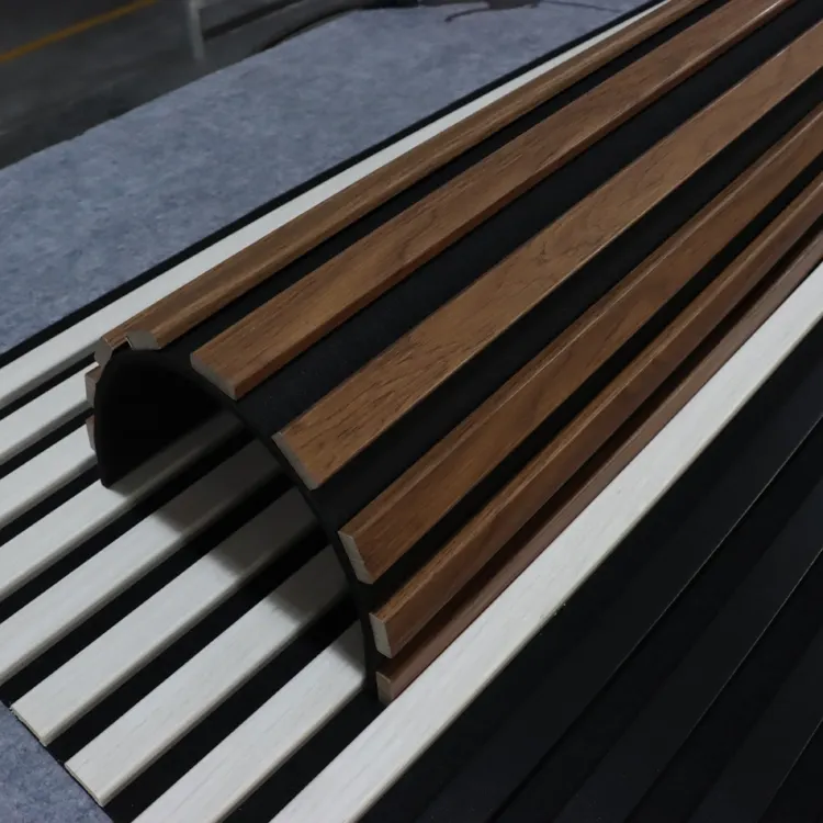 SONSILL Panel de diseño moderno de madera Absorción acústica antisonido y prueba acústica con listón de madera