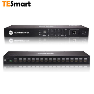 TESmart 2022 10 porte 12 porte 16 porte ingresso 1 uscita 4k interruttore HDMI per Made In China 16x1 selettore HDMI Switcher - Product Image 3