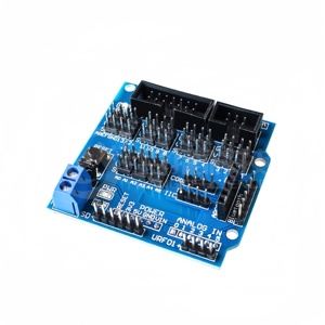 Uno R3 V5 Erweiterungs karte Sensor Shield V5.0 Elektronische Bausteine Blaue Version Kompatibel mit UNO R3 - Product Image 1