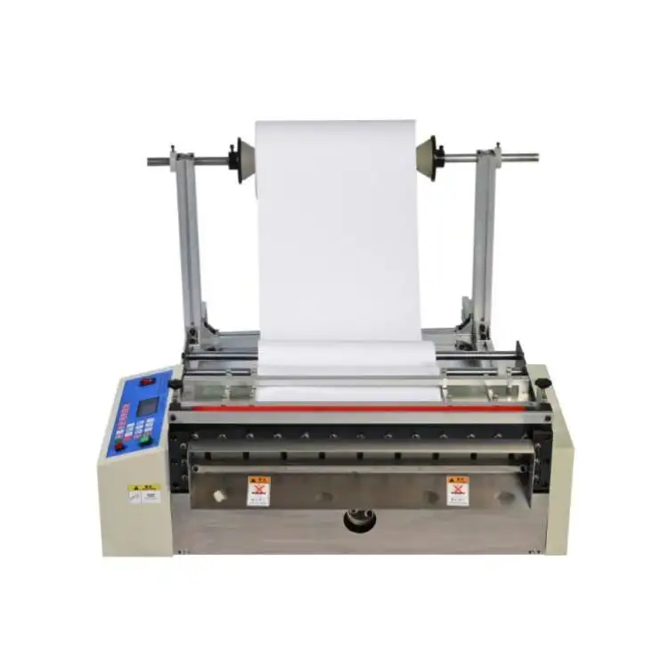 เครื่องตัดผ้าผ้าใบกันน้ําม้วน เครื่องตัดกระดาษม้วน เครื่องตัดกระดาษฟิล์มพลาสติก Pvc Pe