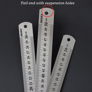 30Cm Thép Không Gỉ Thẳng Cai Trị Sinh Viên Cai Trị Hai Mặt Quy Mô Đo Vẽ Văn Phòng Văn Phòng Phẩm Thẳng Cai Trị - Product Image 6