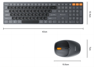 Yesido KB19双色110按钮内置驱动器2.4G无线键盘和鼠标套装 - Product Image 5