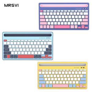 Factory Price Chocolate Keycap Fast Charging QK300 Cute <strong>Keyboard</strong> Lightweight and Portable Wireless <strong>Computer</strong> Clavier - Product Image 5