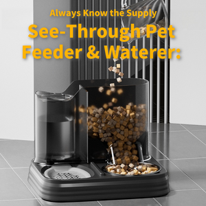 Inteligente Cat Dog Food Dispenser com Temporizador Grande Capacidade Auto <span class=keywords><strong>Pet</strong></span> Alimentador & Tigela de Água para Home Travel Office Use OEM Atacado - Product Image 6