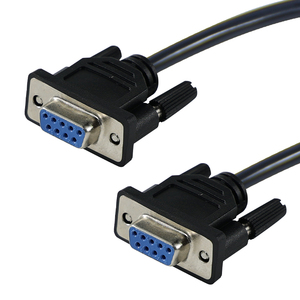 20ft Shielded Awg 28 for Printer Plotter Barcode Data Communication Null Modem Cord DB9 Dsub 9 Pin Rs232 Serial <strong>Cable</strong> - Product Image 3