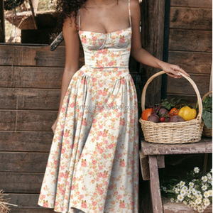 Cx3525 Women's Casual Summer <strong>Red</strong> Crossover Strapless Dress Sexy Non-Slip with Natural Waist Popular <strong>Fashion</strong> Solid Pattern - Product Image 4