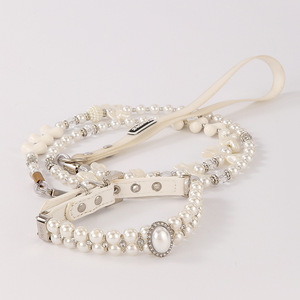 طوق حيوان أليف كبير التصميم للكلاب الصغيرة الحجم قلادة جديدة بنمط صلب للقط والكلب قلادة بسلك حبل مطرز - Product Image 2