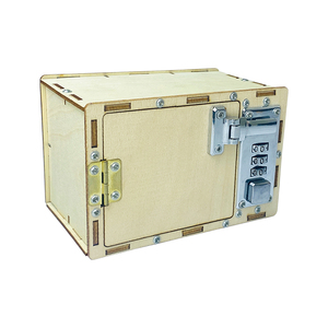 Creative Design Wooden Mechanical <strong>Code</strong> Box 3D Puzzle Password Boxes Science Experiments Kit STEM Education Toy for Kids Children - Product Image 1