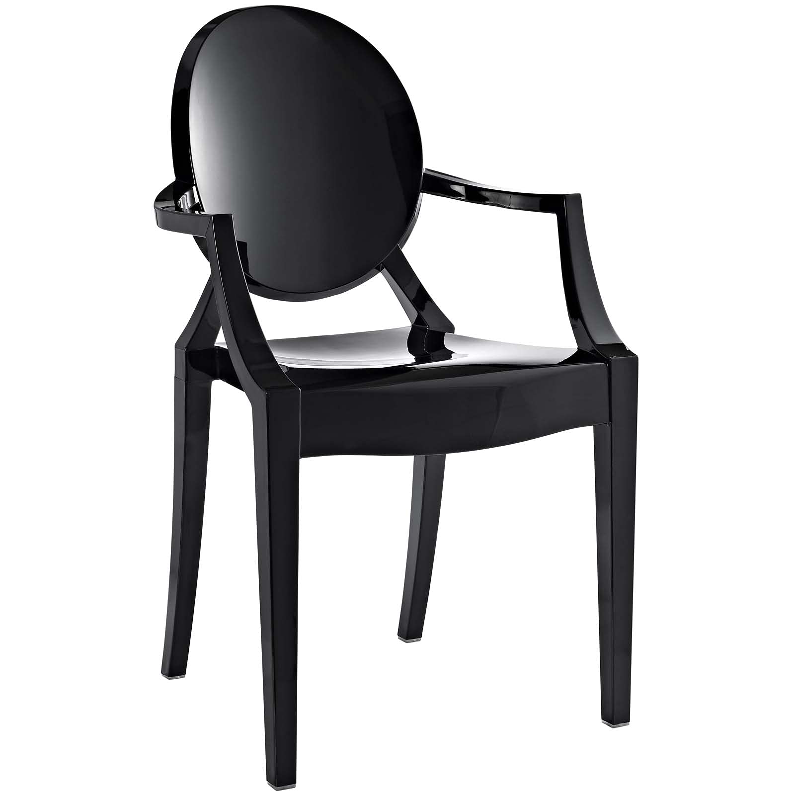 Fauteuil de salle à manger noir un