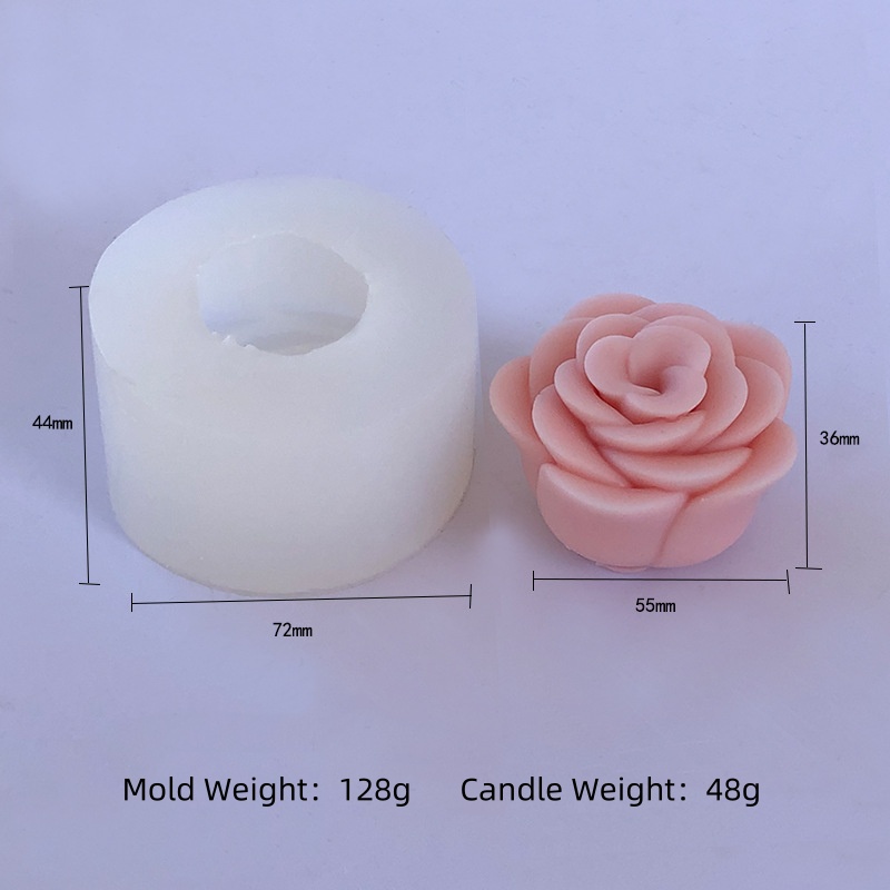Molde de la vela de la flor de la Camelia