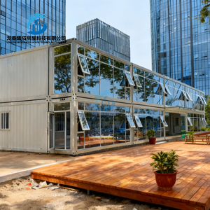 China Luxus Sandwich Panel Container Haus 2 Schlafzimmer Fertighäuser Light Steel Modular Modern 40 ft - Product Image 3