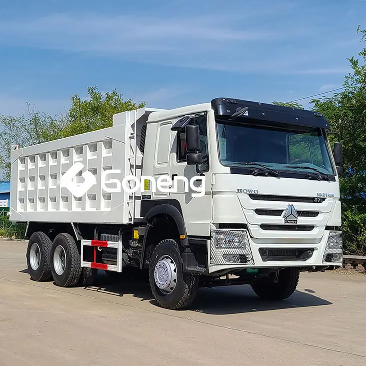 כבד החובה 10 גלגלים dump משאית 20 25 30 טון sinotruk משמש howo חול טיפר משאית מחיר למכירה