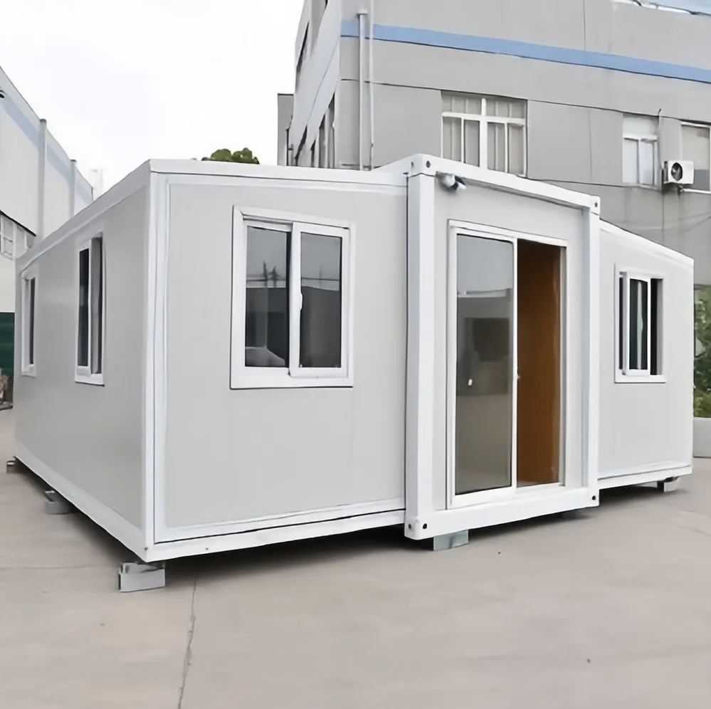 Prefab Opvouwbare Resort Home Uitbreidbare Container Home Lang Gebruik Leven Buiten Klaslokaal