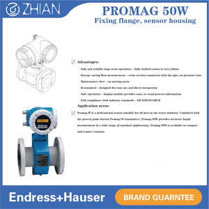 Sensore di flujo elettromagnetico Endress + Hauser Caudalimetro elettromagnetico E H Promag 50 w1f Medidor de flujo electromagnetico - Product Image 5