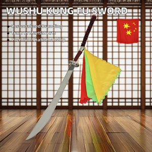 Trung Quốc Wushu Kungfu hiệu suất dao OEM Wushu Taichi <span class=keywords><strong>Kung</strong></span> <span class=keywords><strong>Fu</strong></span> thanh kiếm Thép thực - Product Image 5