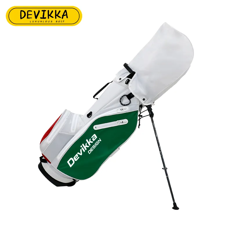 KONDAY 9 inç hafif su geçirmez polyester taşıma standı golf çantası özel logo ile su geçirmez fermuar kafa standı gitmek