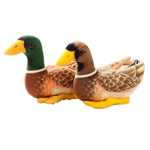 Wholesale Anime Plush Toys Simulation <strong>Duck</strong> Action Figure Mallard <strong>Duck</strong> Lovers Mandarin <strong>Duck</strong> - Product Image 1