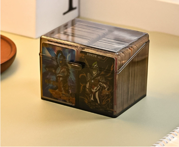 2-grid card storage box(translucent gray)