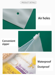 Travel and Storage Clothing Packaging Plastic Frosted Ziplock Bags for Shoes Socks and Other <strong>Items</strong>