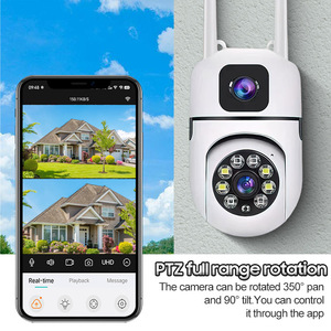Yeni Pro Pro çift Lens güvenlik CCTV ağ kamerası hareket algılama 2MP/4MP WIFI kapalı kamera - Product Image 5