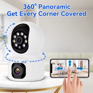 กล้องนิรภัยอินโนโตรอนิค Tuya 2.0MP อัจฉริยะเลนส์คู่2.4กิกะเฮิร์ตซ์กล้องติดตามอัตโนมัติ - Product Image 6