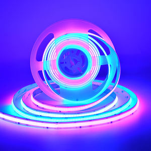 16.4FT RGB COBLEDストリップ12V24V768LED/mソフトフレキシブルCOBテープカラフルなモバイルアプリ制御LEDライト屋内装飾用 - Product Image 5