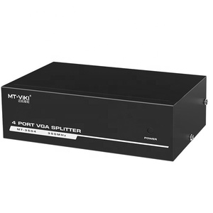 350MHz <strong>VGA</strong> <strong>Splitter</strong> <strong>1</strong> in 4 Out, MT-VIKI 1x4 <strong>1</strong> Computer 4 Monitor + Power Adapter <strong>VGA</strong> <strong>Splitter</strong> - Product Image 4