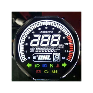 Módulo LCD gráfico de motocicleta para pantalla transmisiva de 7 segmentos para lecturas de reloj e instrumentos LED - Product Image 1