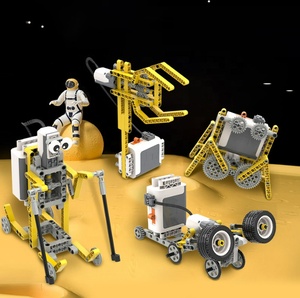 420 piezas programación Robot bloques de construcción juguetes conjunto ciencia e ingeniería aprendizaje para niños juguetes educativos de energía