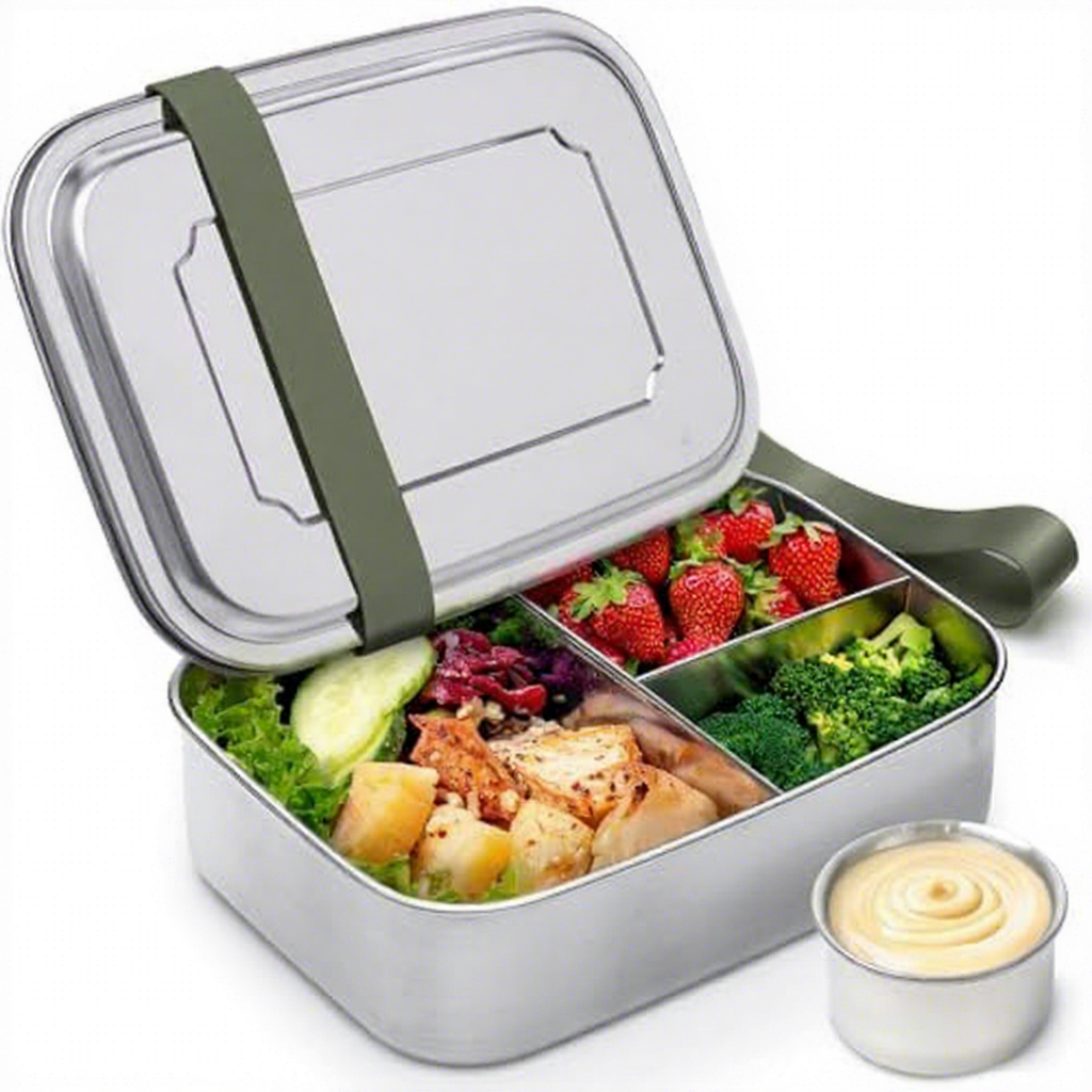3 compartment- Green