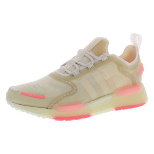 アディダス<span class=keywords><strong>NMD</strong></span>_V3女性用ランニングシューズサイズ10ベージュ/ピンクカラー