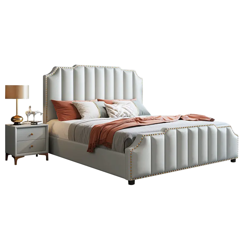 Home Furniture Factory Direct Full Modern Bedroom Furniture King Queen Double Bed