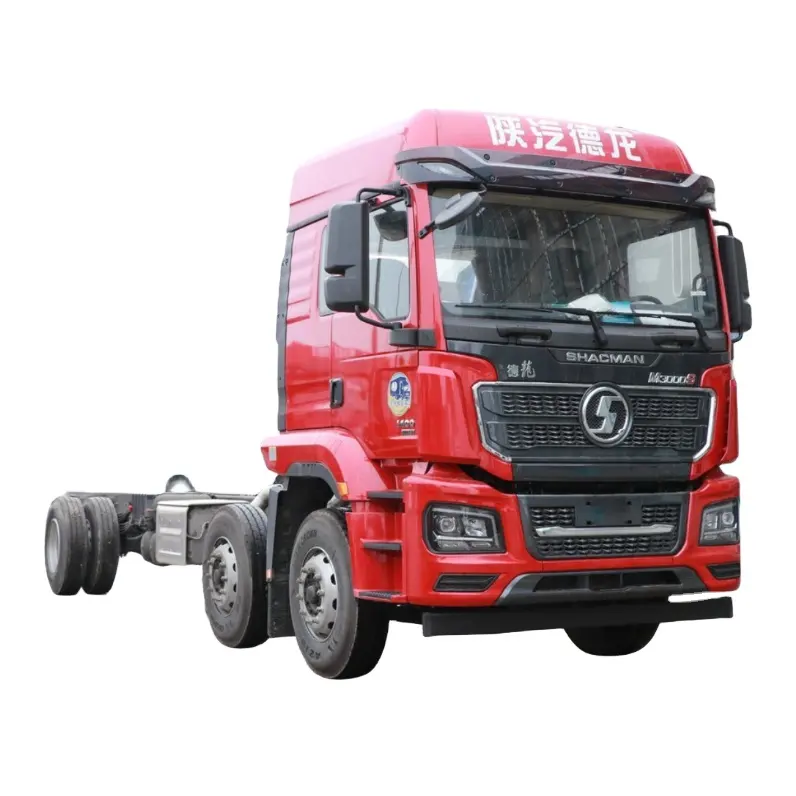 Shaanxi automobile camion lourd Delong M3000S version légère 350 chevaux 6X2 7.9 mètres clôture camion cargo van